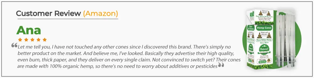 natural mystic hemp cones review by Ana