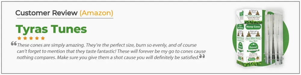 natural mystic hemp cones review by Tyras Tunes